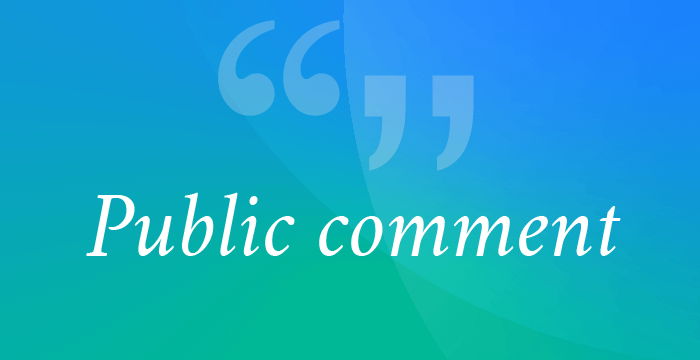  Public Comment
